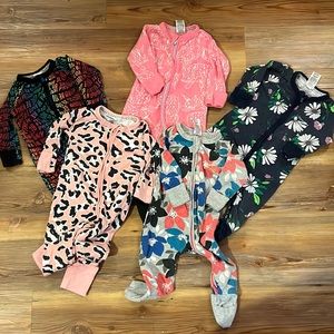 Bonds zippy wondersuit PJs Bundle 3-6 months